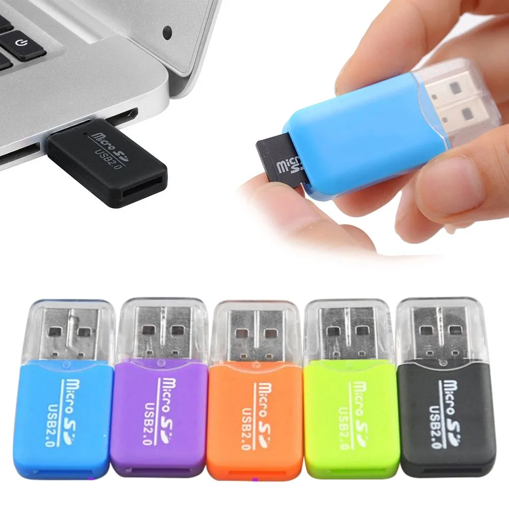 Mini USB 2.0 Micro SD TF Card Reader Memory Card USB2.0 Adapter Flash  Card Reader High Speed For Computer Laptop Cardreader 3 in 1 card reader type c usb3 0 to sd micro sd tf memory card adapter otg mobile phone computer laptop multi smart cardreader