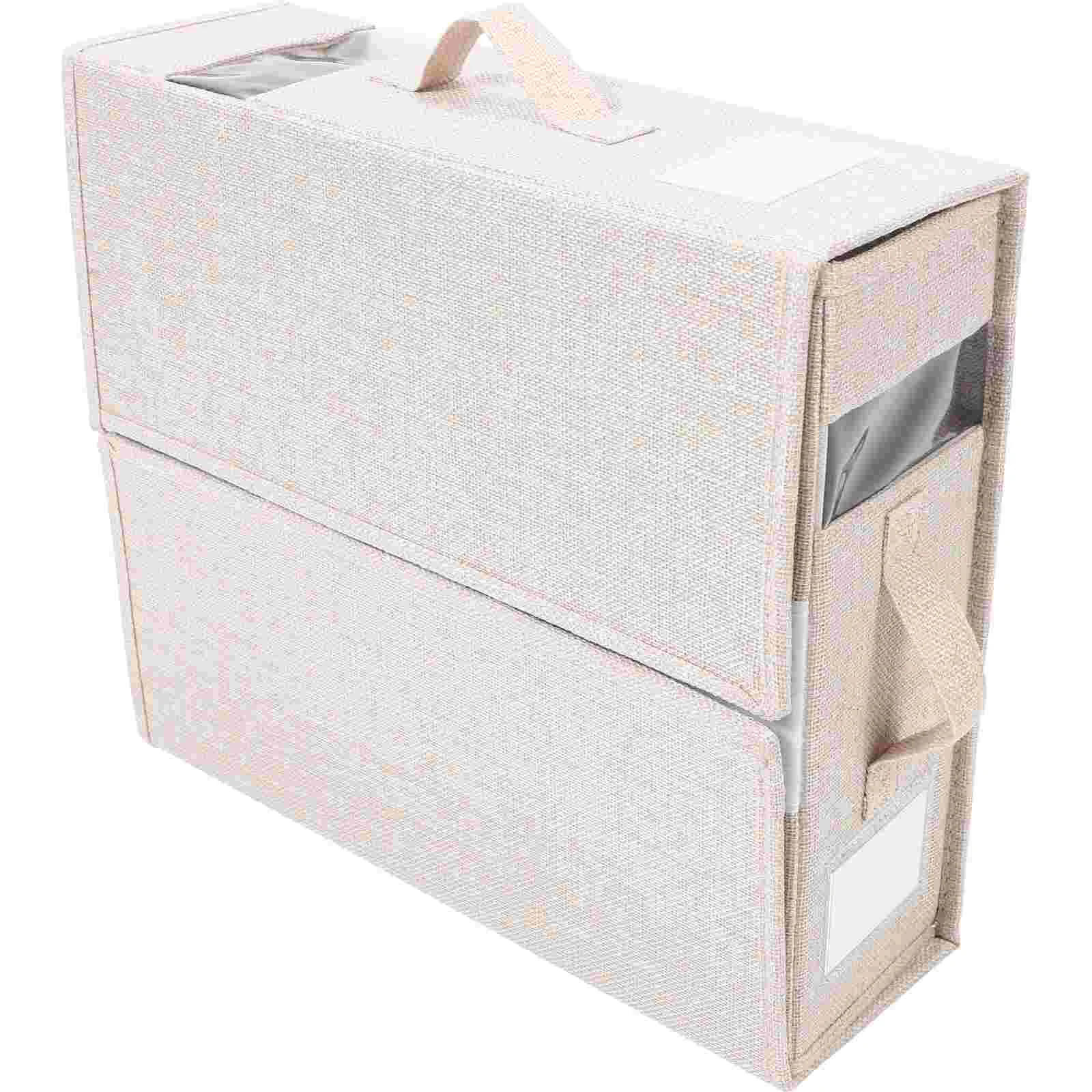 

Storage Box Toilet Paper Basket Collapsible Bins Folding Container for Blanket