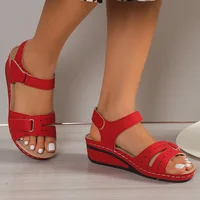 Femmes chaussures sandales été doux femmes sandales plage sandales pour femmes chaussures pour femmes compensées élégant femme sandale chaussures pour femmes 3
