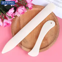 Hot sale 2Pcs/set Bone Folder Craft Tools Leather Scoring Folding Creasing Paper Accessory