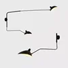 Industrial Dawn Spider Serge Mouille Wall Lamp with Swtich LED Designer Adjustable Swing Arm Wall Mounted Art Decor Home Loft 2