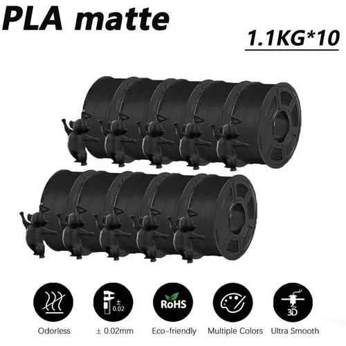 JAYO 3D Printer PLA/PLA Meta/PETG/PLA PLUS/PLA Matte Filament 1.75mm 9/10 Rolls 3D Printing Materials for 3D Printer&3D Pen - Image 36