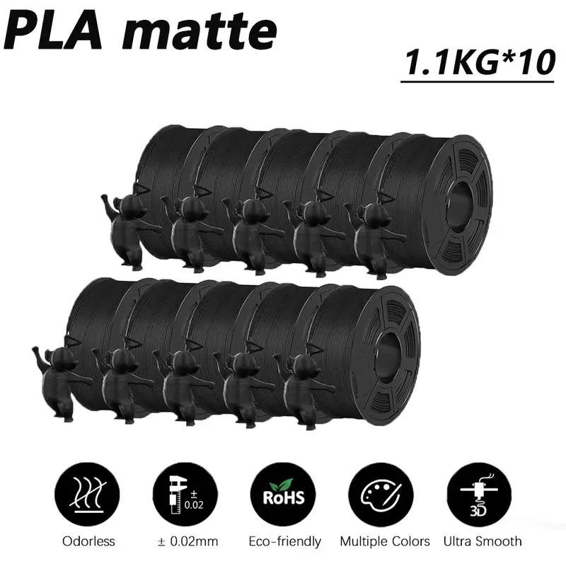 JAYO 3D Printer PLA/PLA Meta/PETG/PLA PLUS/PLA Matte Filament 1.75mm 9/10 Rolls 3D Printing Materials for 3D Printer&3D Pen - Image 36