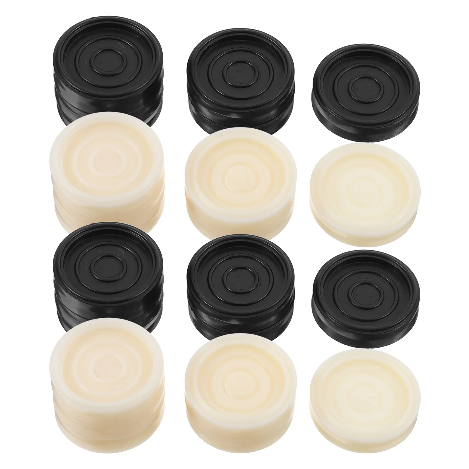 Board Game Table Games Game Replacement Pieces 24 Pcs Checkers Pieces Board Game Accessories Plastic Chess Backgammon Abs Playing Chips Checker Pieces Game