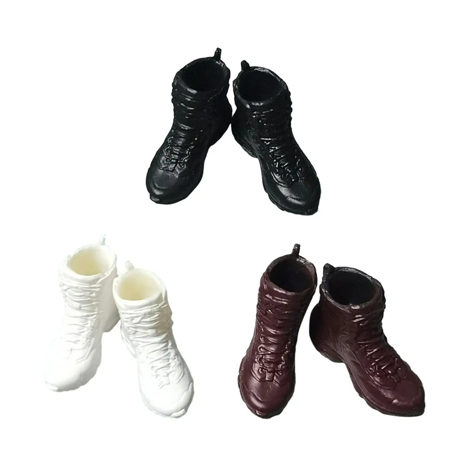 

Масштаб 1:12, 6 дюймов, Мужская обувь для солдат, экшн-фигурки, украшения обуви, детали