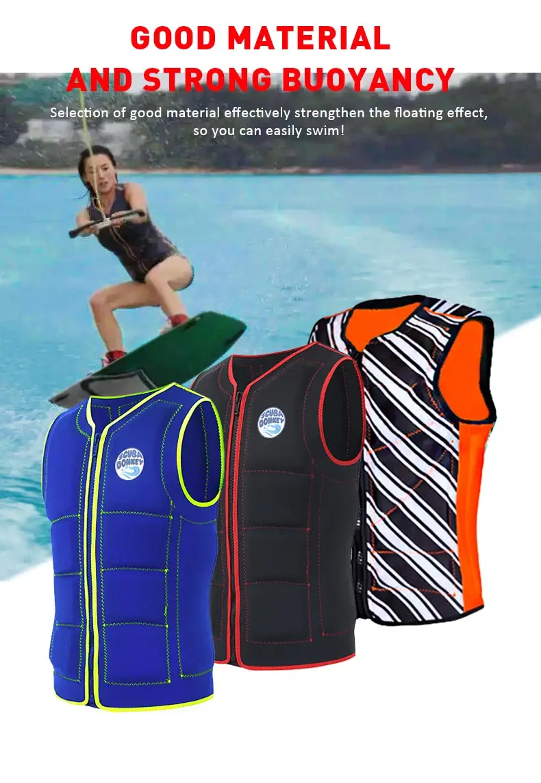 HISEAlifejacketoutdoordriftingswimmingsnorkelingsuitadjustable