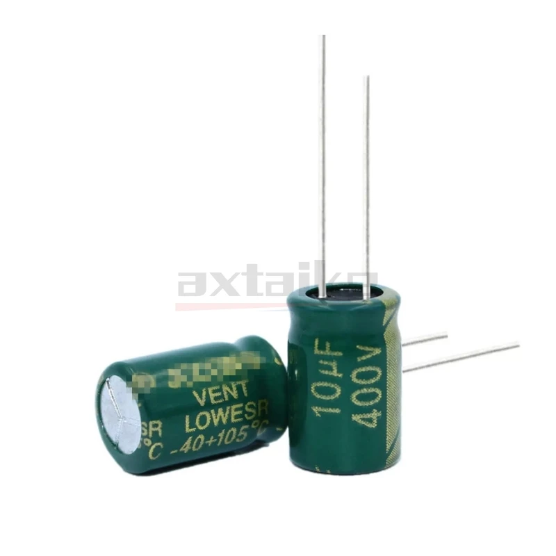 10/20/50PCS Aluminum Electrolytic Capacitor 10UF 50V 100V 250V 400V 450V 5*11MM 8*12MM 10*17MM High Frequency Low ESR DIP