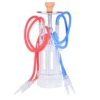 DEJAYA Gatling Hookah Acrylic Narguile Complete Shisha Pipe Set Chicha Cachimba 4 Hoses LED Light Nightclub Party Accessories 5