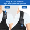 BOBLOV Body Camera Chest Vest, Durable Shoulder Single Vest for All Body Camera Support Max 130cm/4.3ft  Adjustable Chest Size 5
