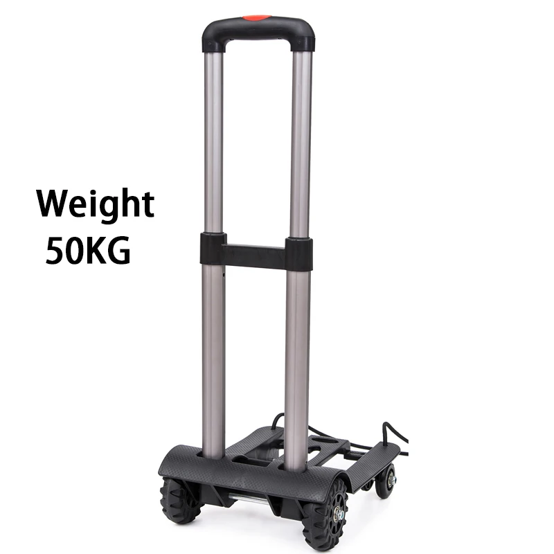 Aluminum Alloy Folding Trolly Shopping Cart Folding Transport Trolly Small Pulling Household Shopping Climbing 접이식카트 Car