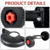 Support Wheel Lawn Mower Accessories Flexible Quick Change Adjustable Lawn Trimmer Head Attachment Detachable Auxiliary Wheel 4
