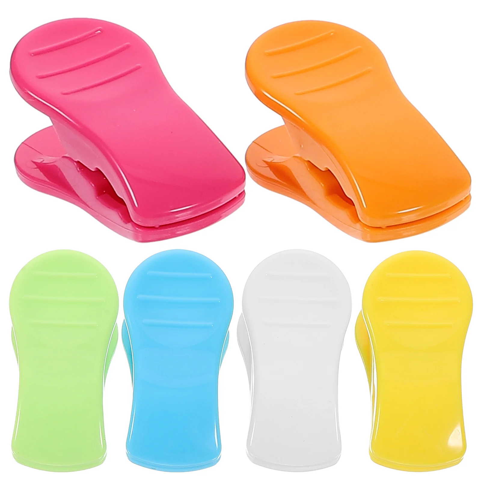 

6 Pcs Clothes Windproof Clip Small Clips for Food Packages Clothespin Plastic Quilt Clamp Multipurpose Chip Bag Clamps