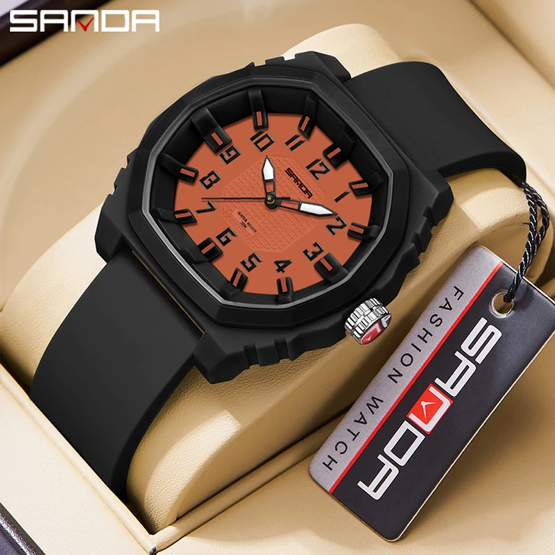 2023 Sanda 3236 Watch Popular Simple Digital Quartz Watch Fashion Versatile Waterproof Electronic Children's Watch sanda multifunctional sports watch waterproof luminous dual movement quartz electronic watch fashion couple watch for men women