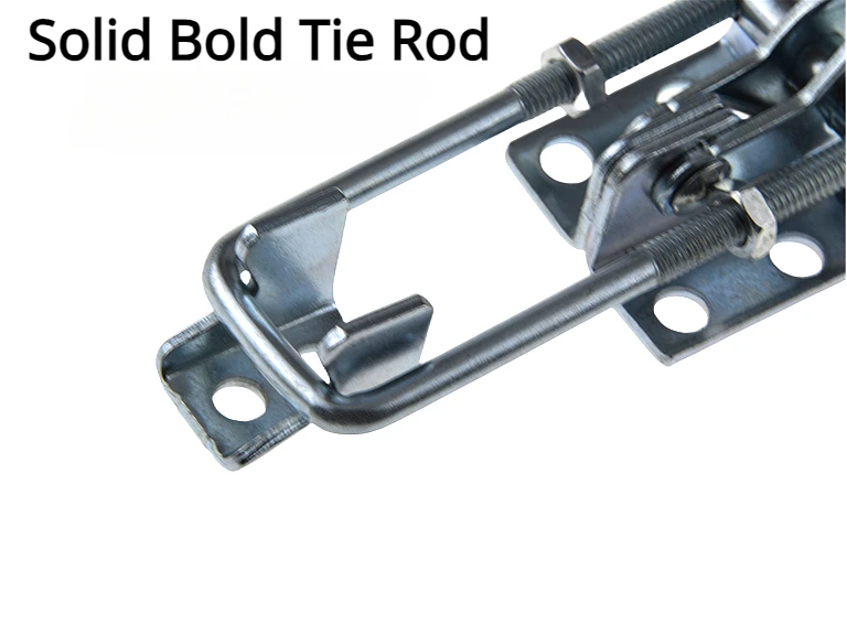 ajustável Lock, Fivela de caixa, Porta Horizontal Bolt Clamp