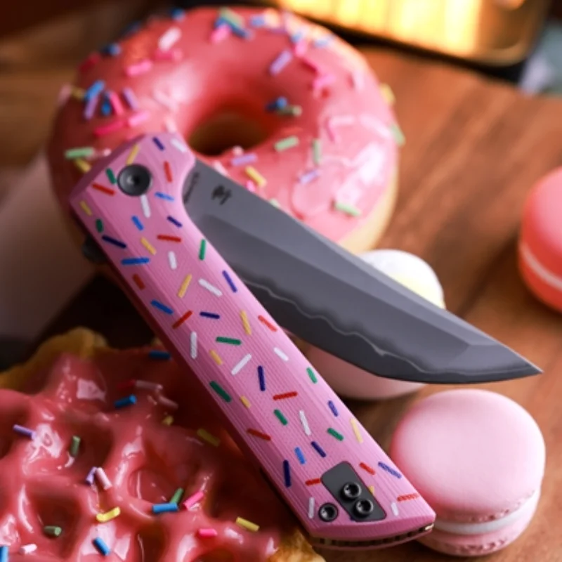 Beishan Wuzhi cut SLD three steel folding fruit knives EDC Japanese copper /G10 handle outdoor knife 2