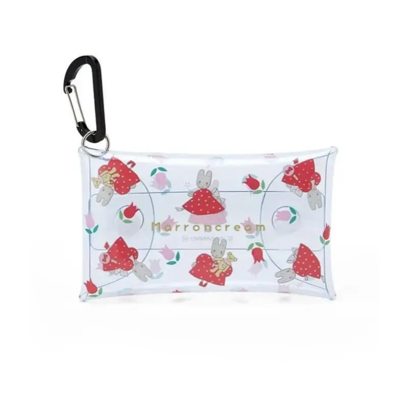 Cream Clear Coin Pouch Louis Vuitton Damier Azur Zipper Coin Purse