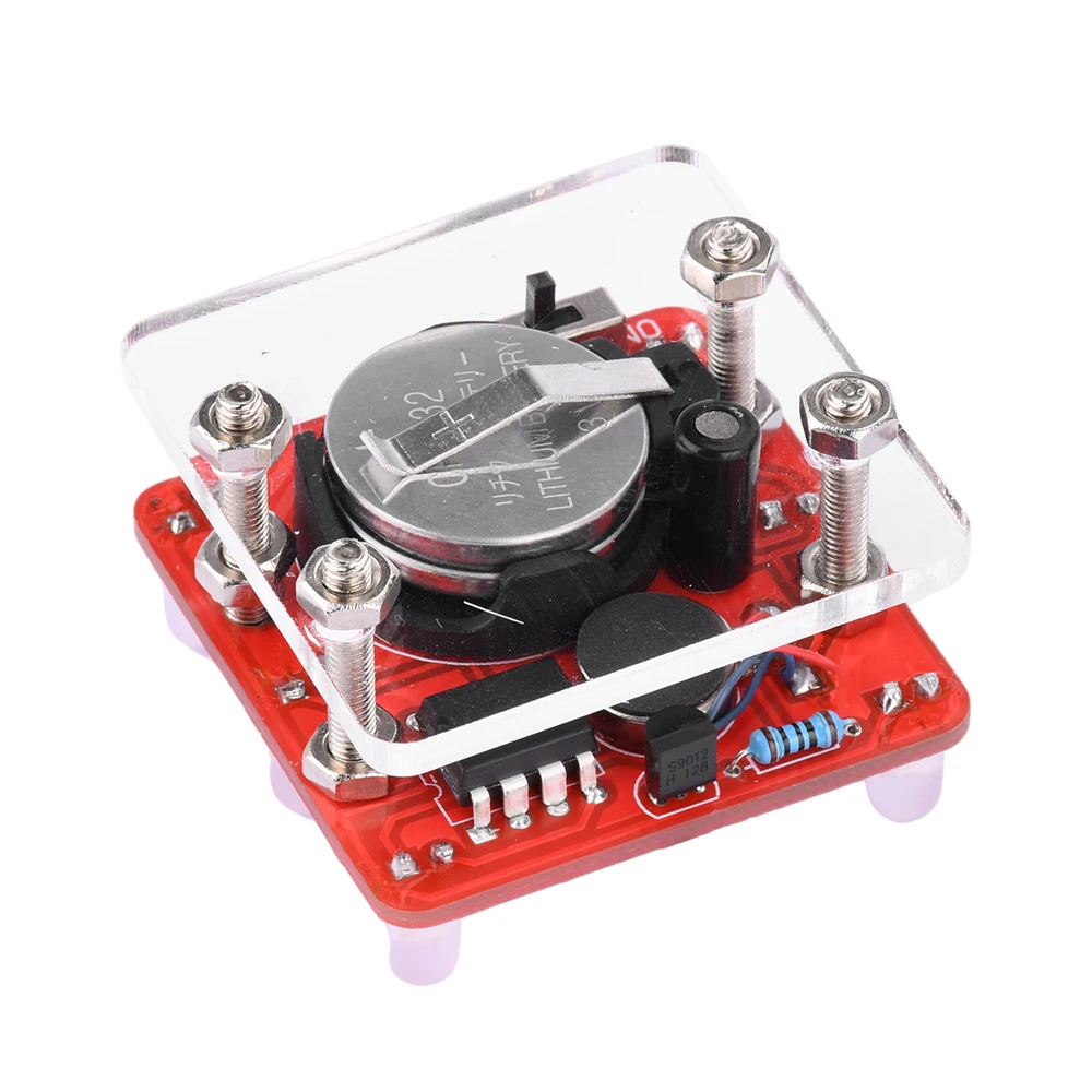 DIY Swing Shaking LED Dice Kit with Small Vibrating Motor Fun Electronic Soldering Practice Board Kit