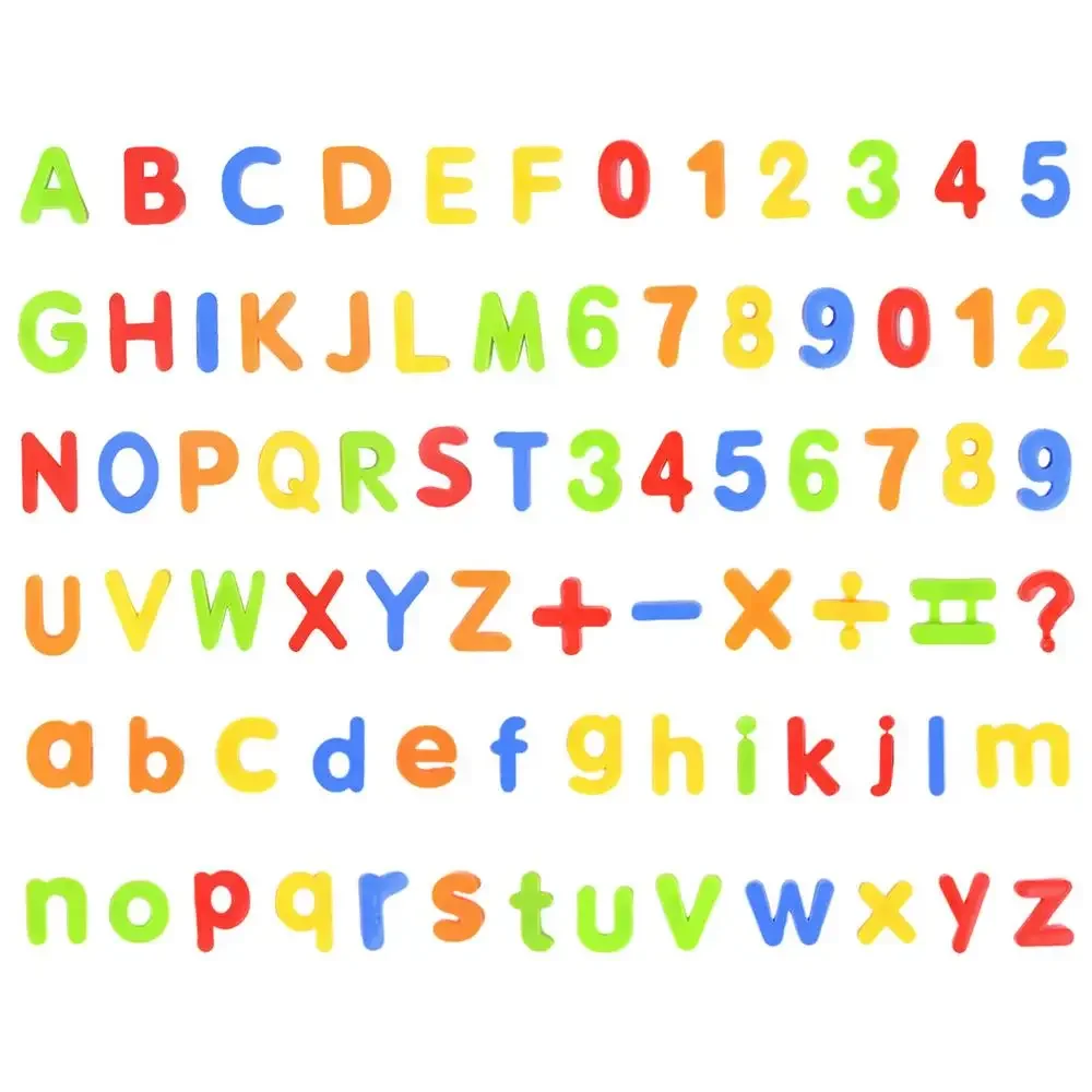 Plastic Magnet Letters Fridge Alphabet Refrigerator Colorful Toy To Spell Count Educational Learning Games Preschool Toy for Kid 5