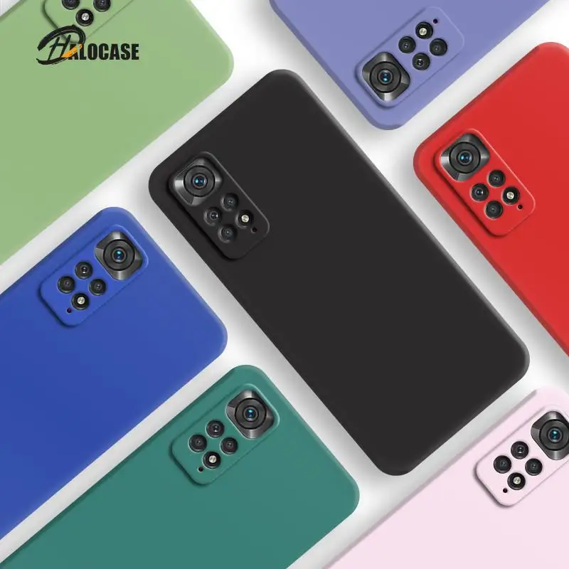 For Xiaomi Redmi Note 11 Global Case Redmi Note 9 10 11S 11 Pro Cover New Liquid Silicone Shockproof Bumper Redmi Note 1_voghion.com