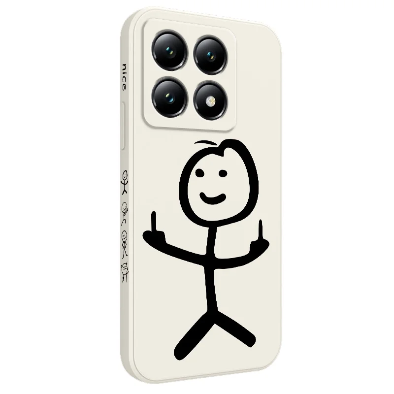 Line Man Silicone Soft Phone Case - Durable & Stylish Cover