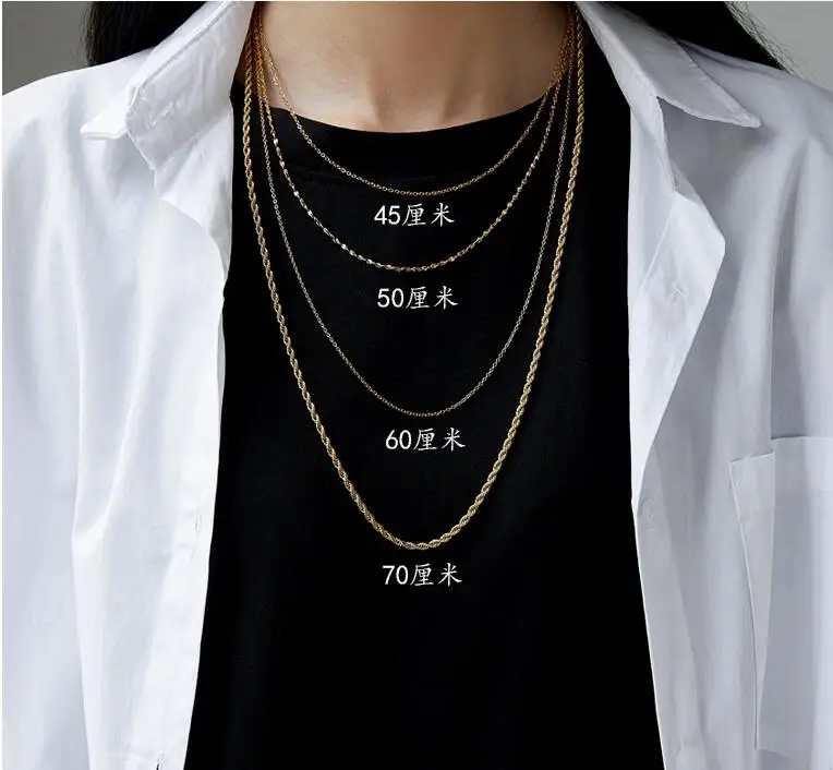 Necklace Chain 1MM 925 Sterling Silver Snake Chain For Men And Women