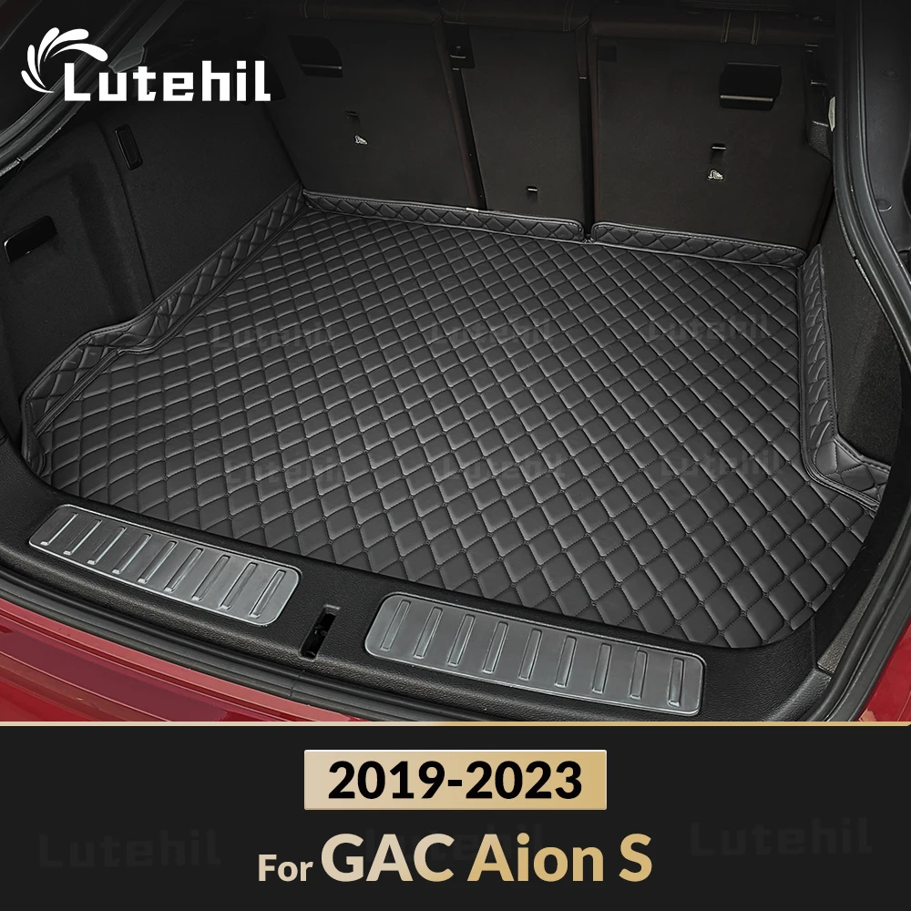 

Lutehil Car Trunk Mat For GAC Aion S 2019 2020 2021 2022 2023 Custom Car Accessories Auto Interior Decoration