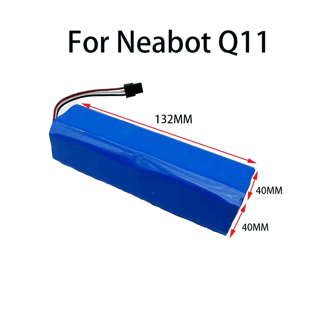 New 100% Original 128000mAh Rechargeable Li-ion Battery for neabot Robotic vacuum cleaner Q11 3