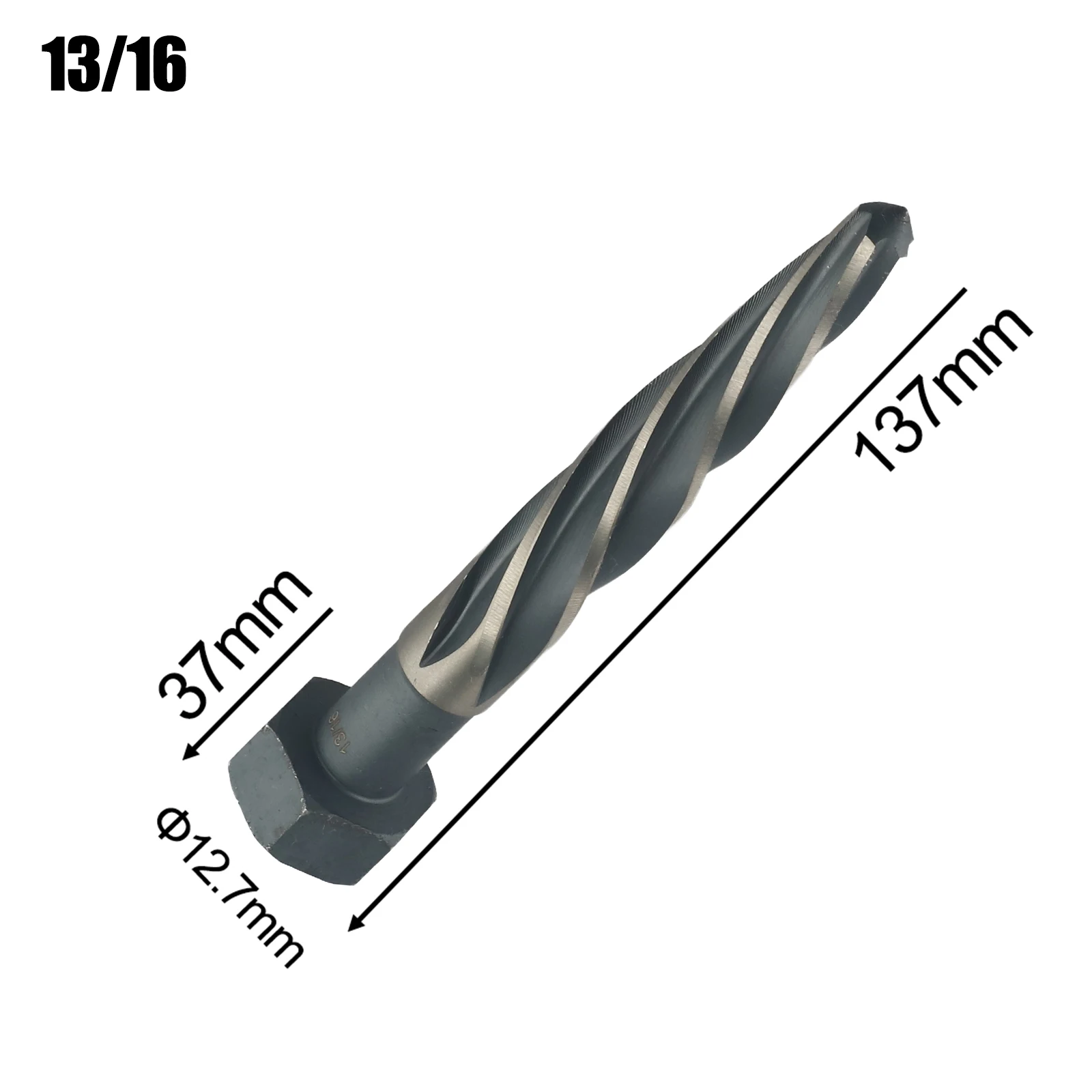 Bridge Reamer, HSS 9/16" Taper Construction Reamer Bit Tool For