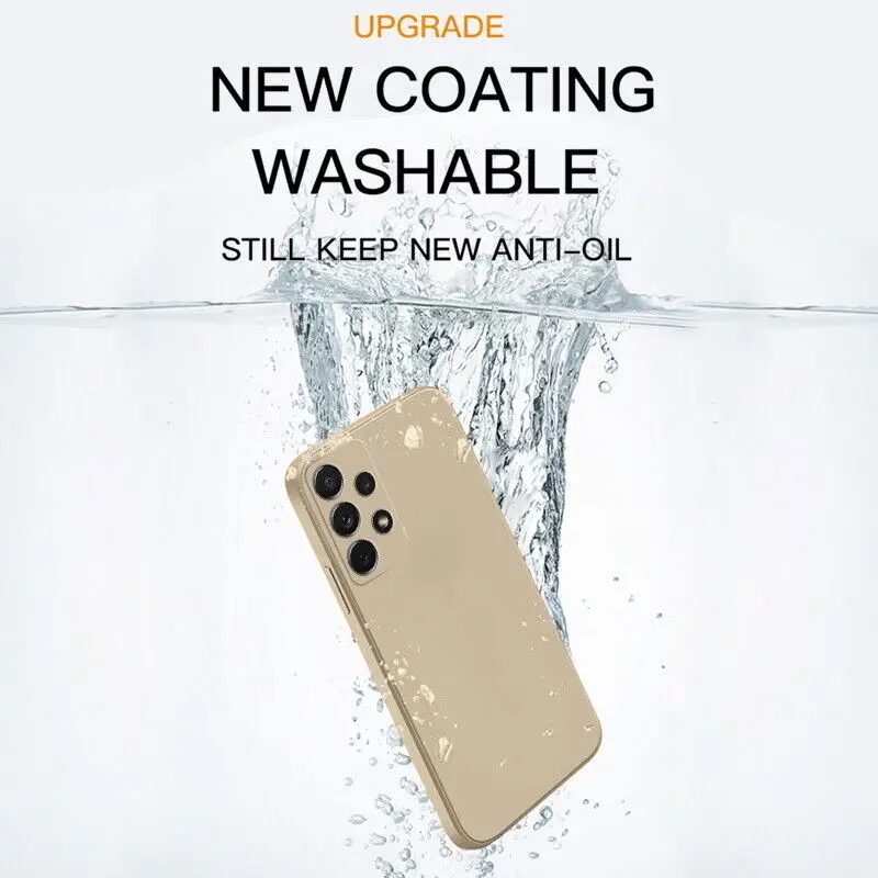 Square Liquid Silicone Case Samsung Galaxy S24 S23 S22 Ultra S21 S20 FE Plus A52 S25 Camera Protection Soft Candy Case Cover