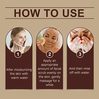 Honey Brown Sugar Scrub Cream Exfoliate Remove Facial Oil Shrink Pores Smooth Moisturize Skin Softening Keratin Cleansing Scrub 6