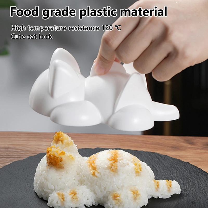Cute Cat Shaped Rice Mold