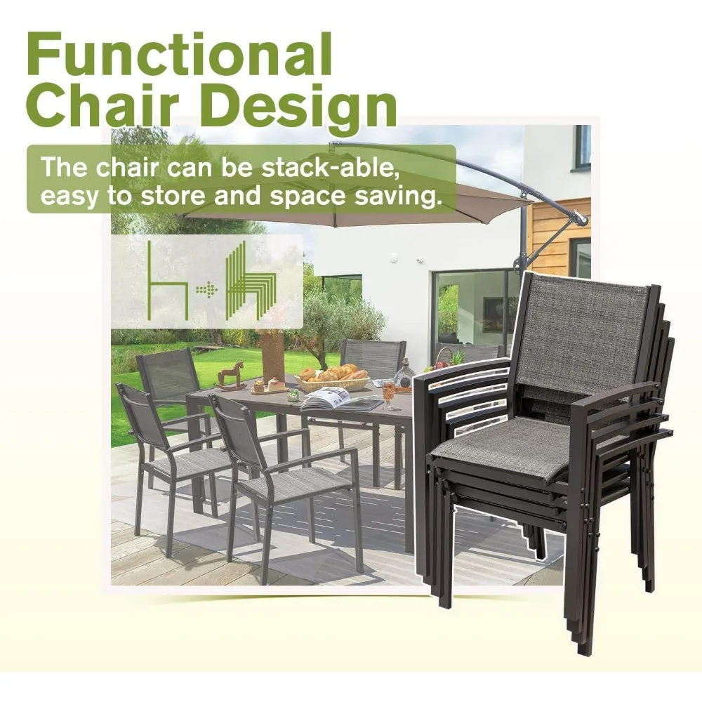 7-Piece Patio Dining Set 5