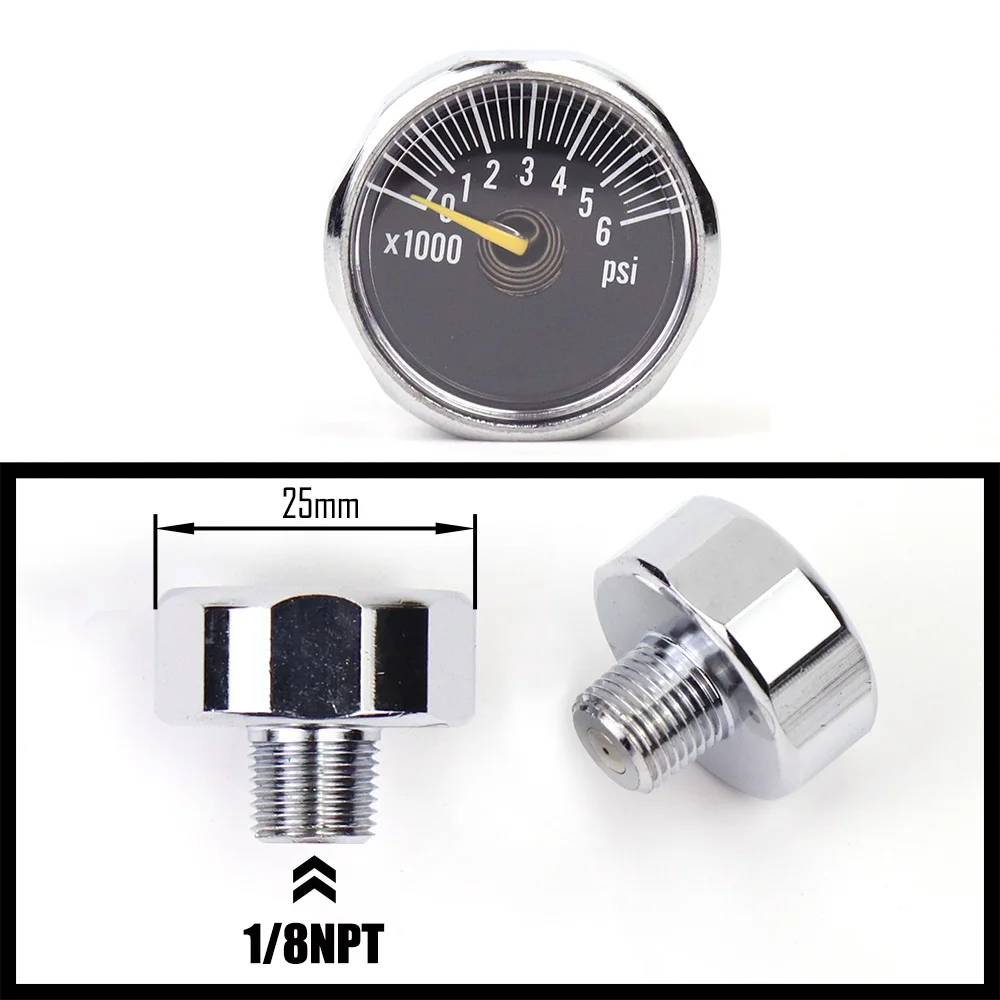 Inverni P1s564 | Manometro, intervallo da 0 a 100 Psi, 1/4 Mnpt