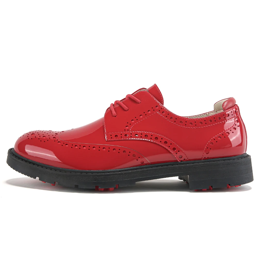 2025 New Non-slip Golf Shoes with Nails Glossy Men's Sports Shoes Lightweight Breathable and Wear-resistant Training Shoes 5
