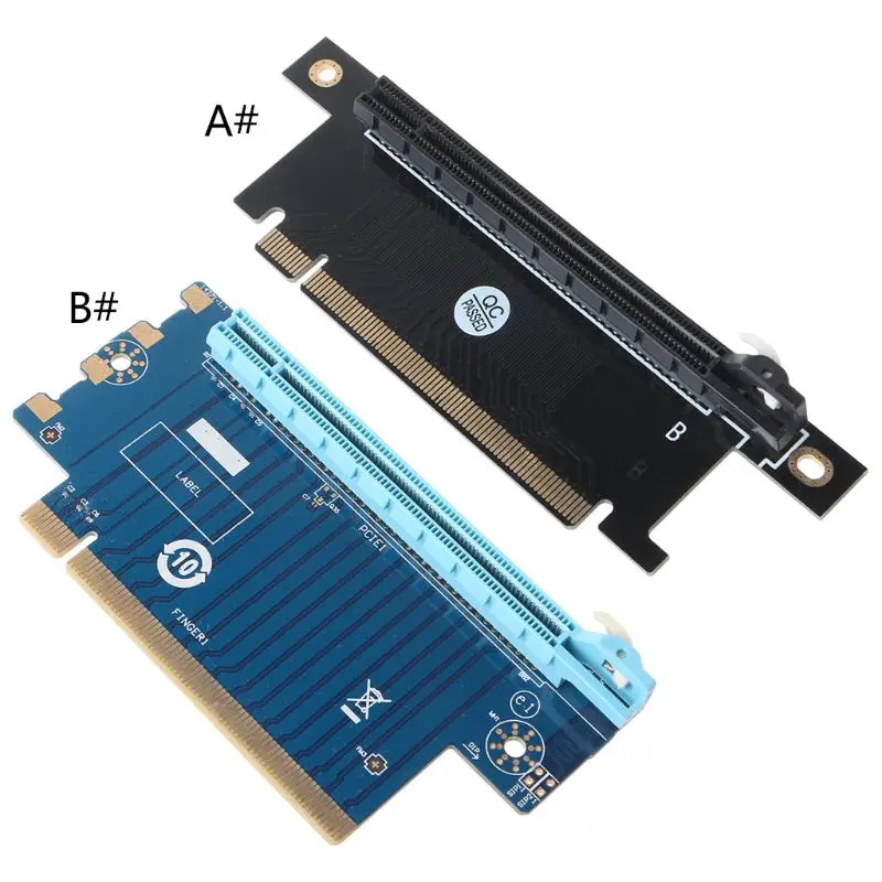 

PCI для видеокарты 16X Riser PCIe Адаптер 90 градусов для хоста 1U/2U 4/6 см