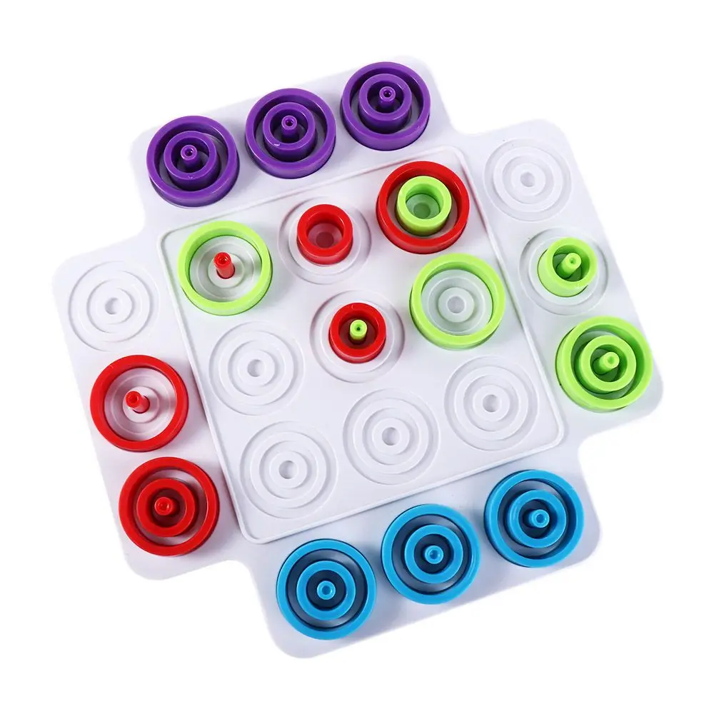 

Children Logical Thinking Training Education Party Toy Ferrule Leisure Rings Chess Board Game Nternational Chess Puzzle