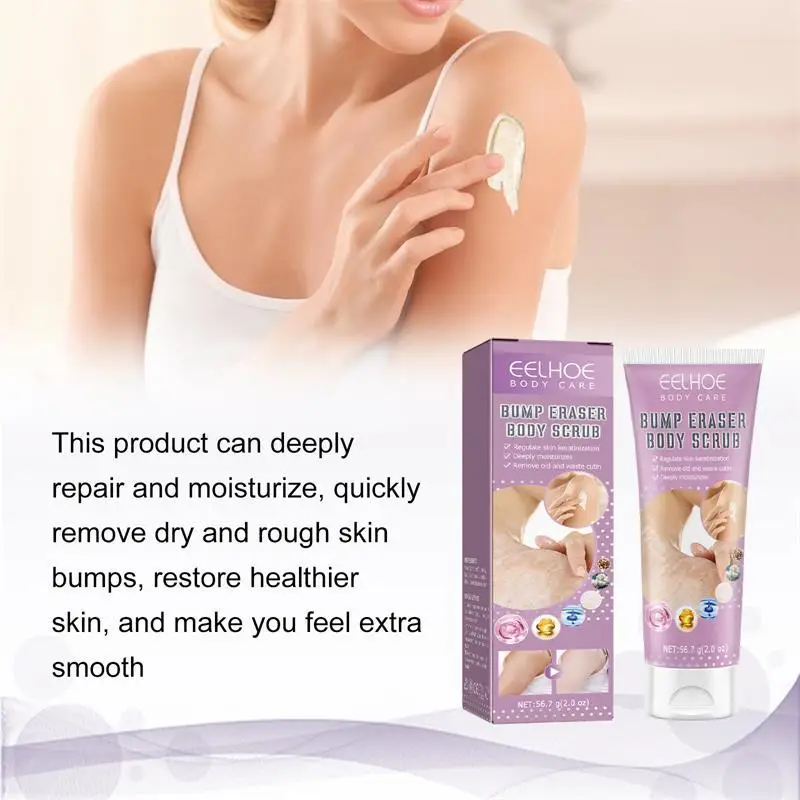Keratosis Pilaris Kräm Närande Återfuktande För Jordgubbsben Ta bort KP Bump Eraser Kroppsskrubb Kroppshudvård_voghion.com