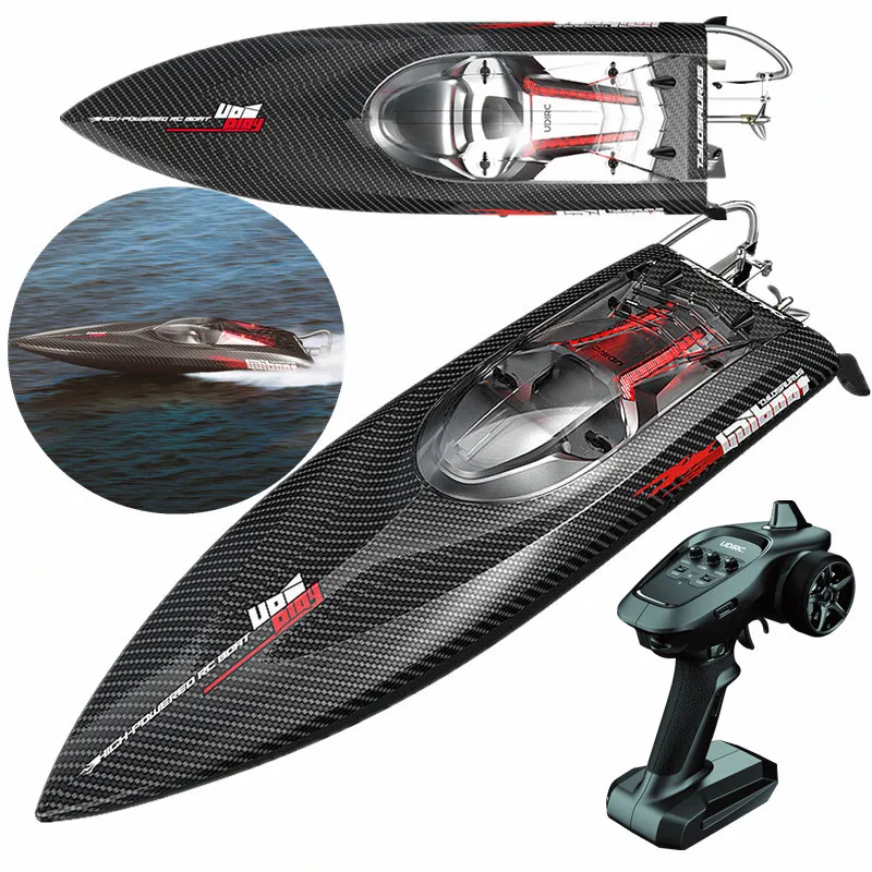 

65cm RC Boat 50Km/H High Speed 2.4GHz Radio Control Boat Brushless Metal RC Speedboat Waterproof Boat Toy Gift for Adult
