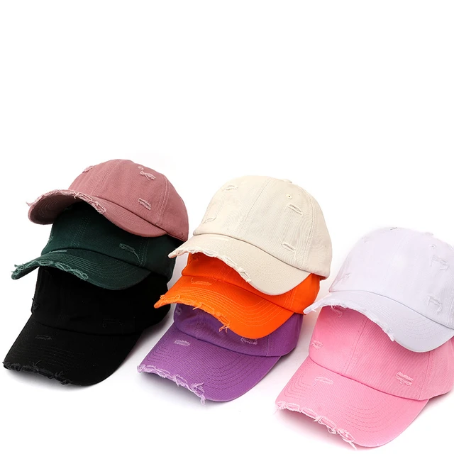 Custom Cotton Mesh Baseball Cap Adjustable Summer Cool Hats For