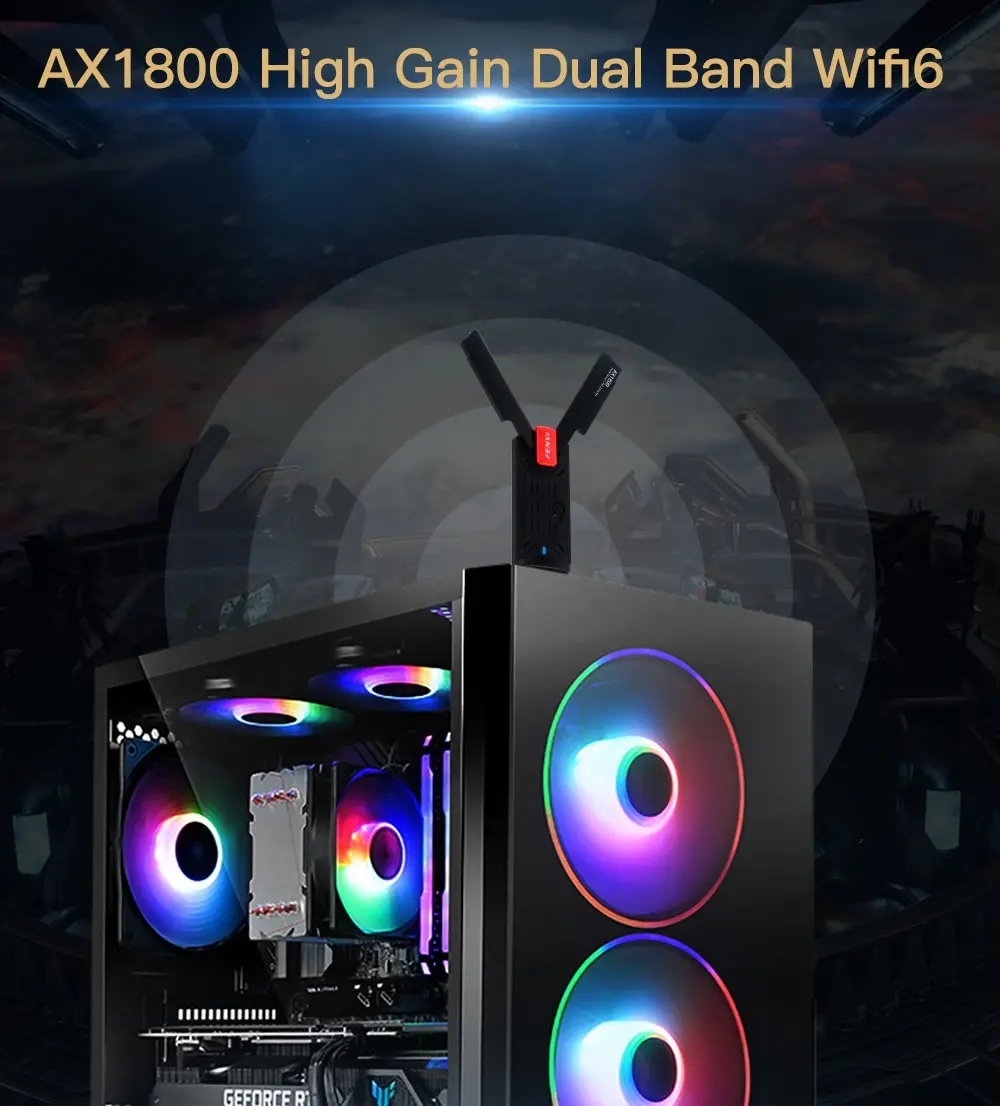 Рисунок 4 - FENVI WiFi 6 USB адаптер двухдиапазонный AX1800 2