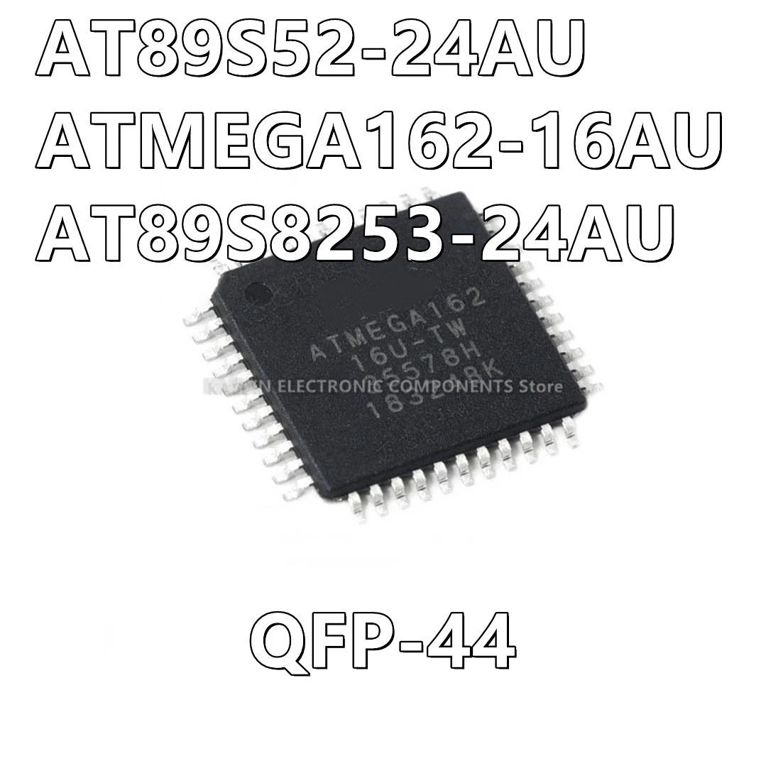 1-5Pcs/lot AT89S52-24AU ATMEGA162-16AU AT89S8253-24AU 8051 89S ...