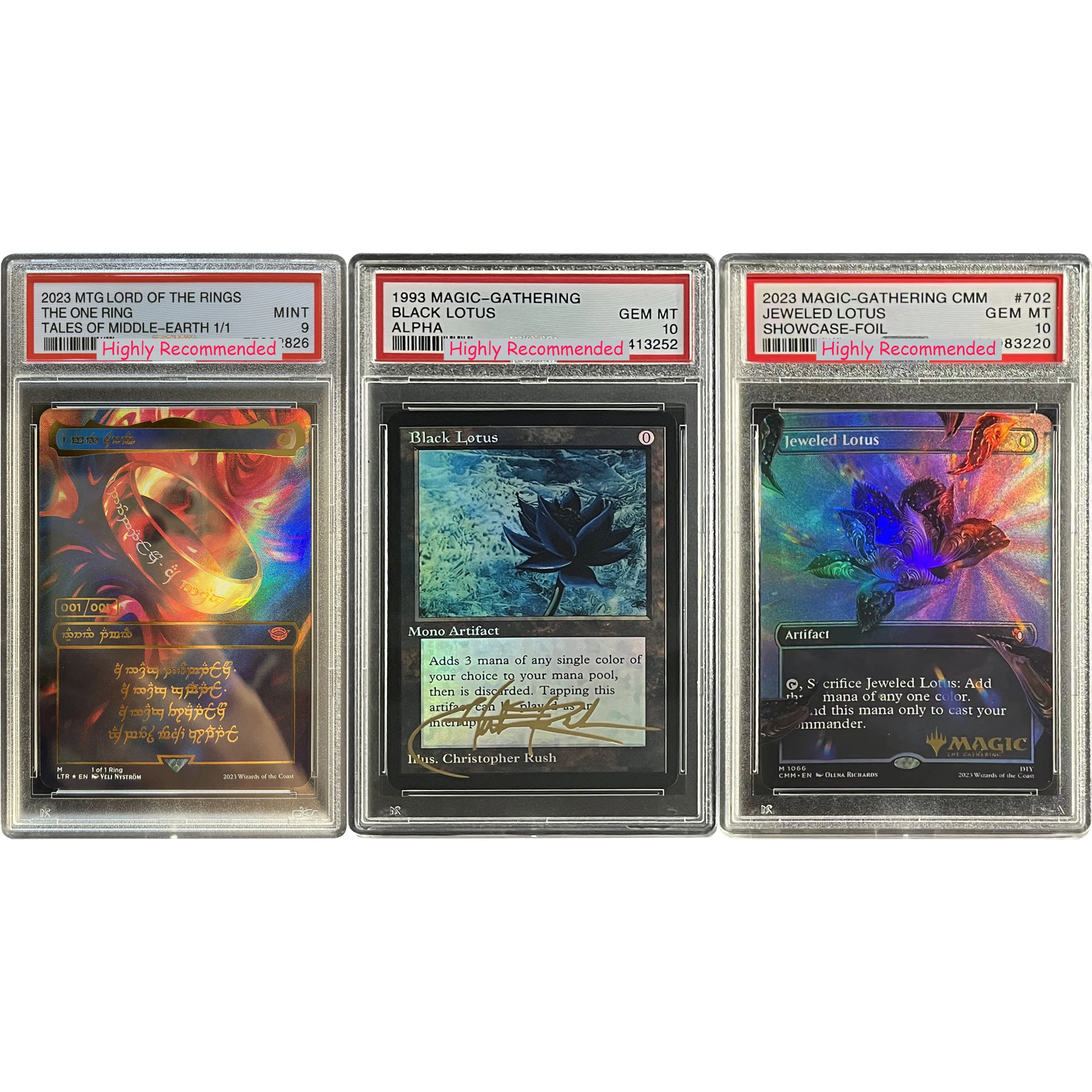 Diy Self Made Mtg Rings Black Lotus Collection Card Copy Copy Version Rating Card Classic Anime Game Gift Toy