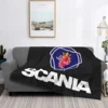 Sweden Saabs Scanias Blankets Fleece Winter Portable Lightweight Thin Throw Blanket for Bedding Travel Bedspread 1
