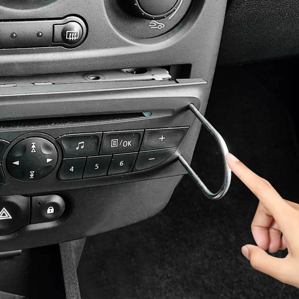 Chiavi Di Rimozione Autoradio Per Citroen E Peugeot - Kit 2 Pezzi, Per Smontaggio Stereo CD - Foto 5