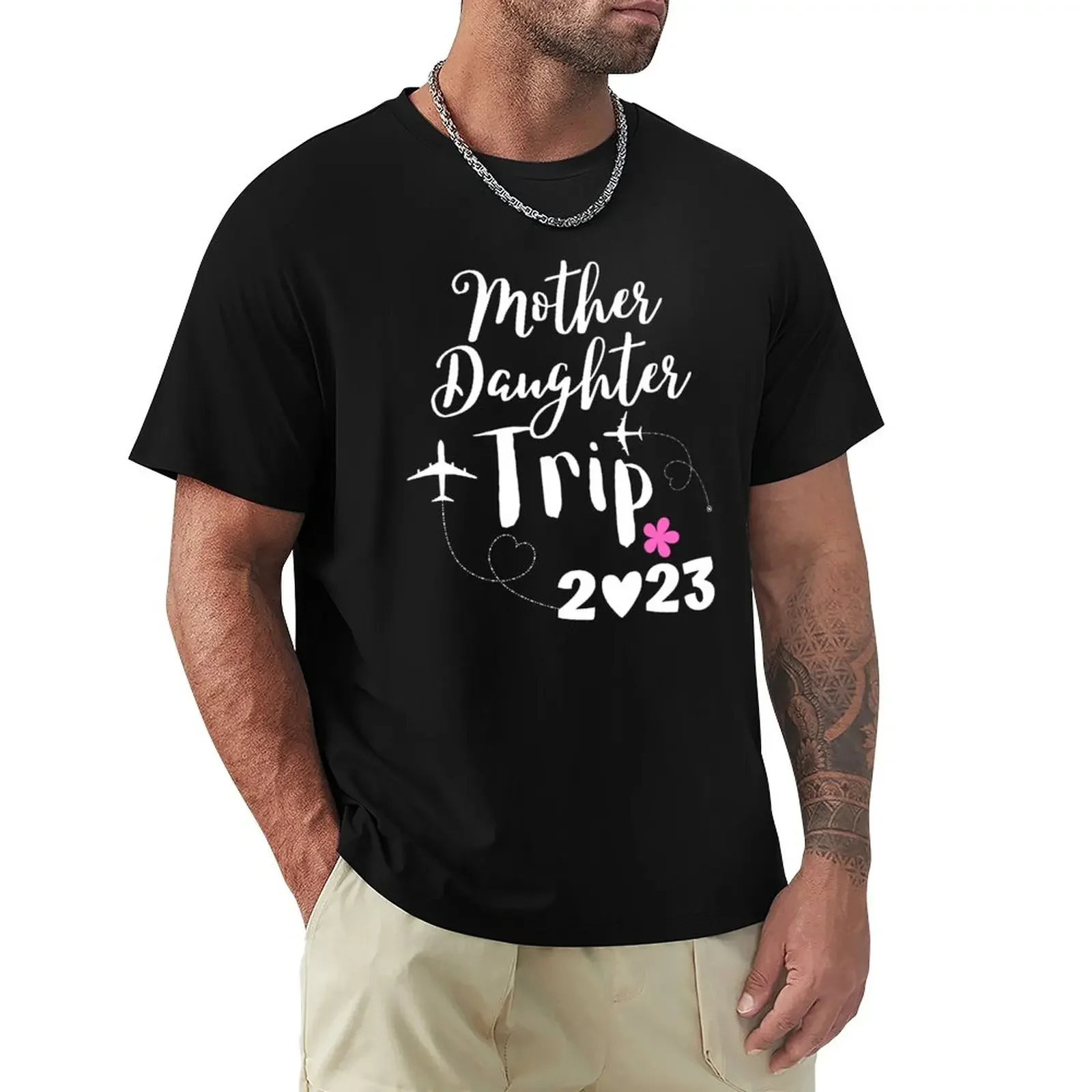 

MOTHER DAUGHTER TRIP 2023 FAMILY VACATION MOM DAUGHTER T-Shirt T-Shirt cat shirts cute tops mens tall t shirts