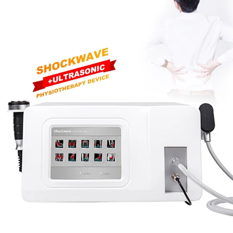 

2 in 1 Ultrasound Shockwave Handle Focused Ultra Shock wave for Erectile Dysfunction Physical Therapy Equipment