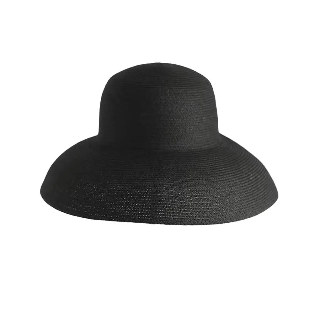 Eleganter Damen Strohhut Mit Breiter Krempe Für Den Sommer Strand_voghion.com
