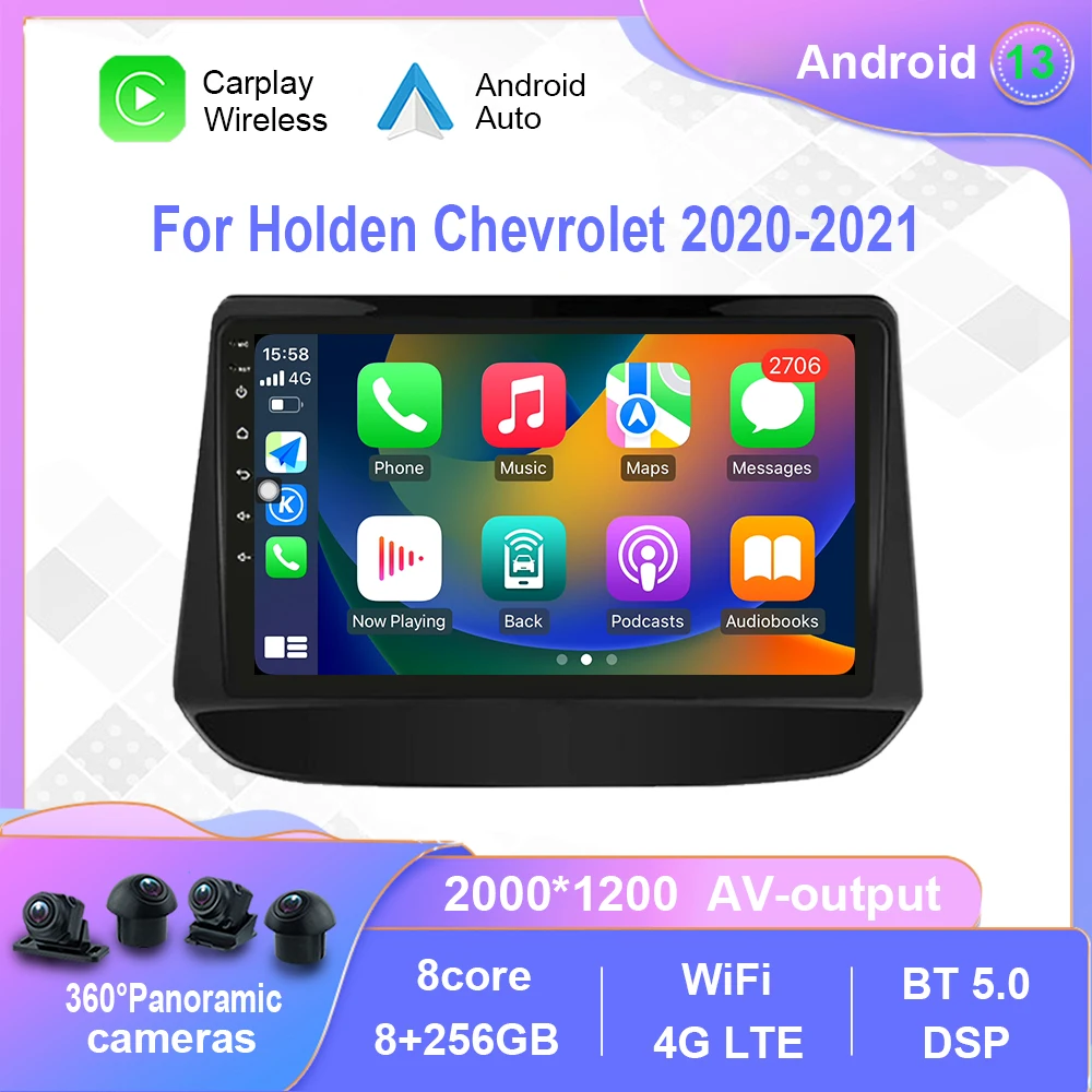 

Android 12.0 For Holden Chevrolet Onix Cavalier 2020-2021 Car Radio Multimedia Video Player Navigation stereo No 2din 2 din dvd