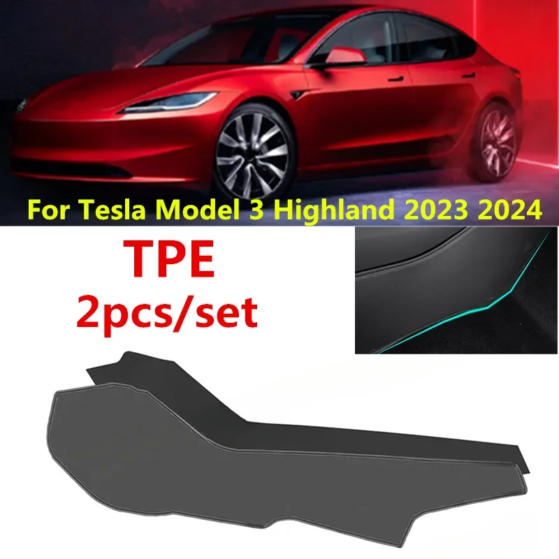 

2 шт./комплект, защитный чехол из ТПЭ для Tesla Model 3 Highland 2023 2024