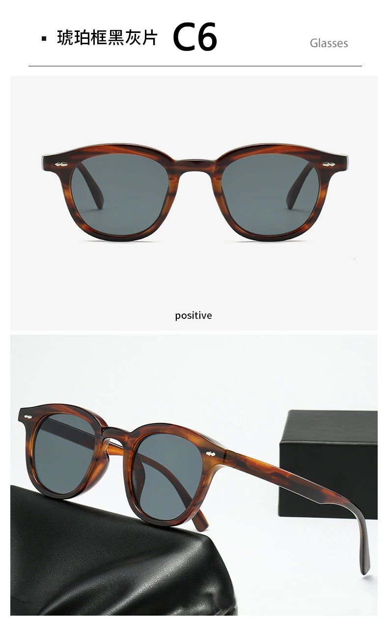 Mode Retro männer Sonnenbrille Leopard Print Klassische Shades Männer Im Freien Sonnenschirm Brille UV400 Oculos De Sol gafas de so – Detail 14